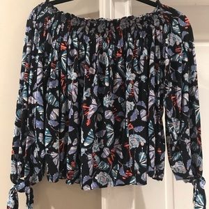Free People Off Shoulder Blouse